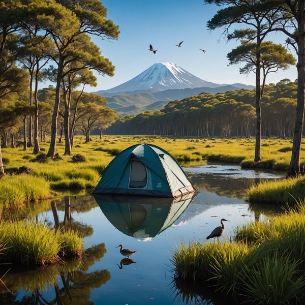 Comment organiser un camping pour observer les oiseaux migrateurs en région de lagunes?